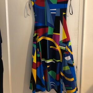 Lauren Ralph Lauren Colorful Geometric Dress